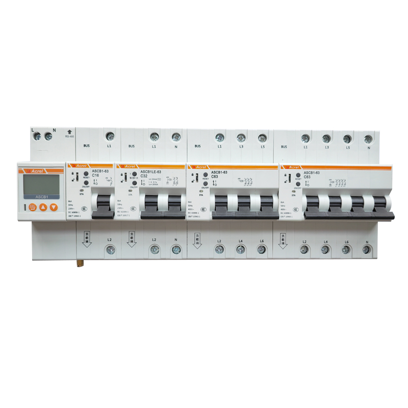安科瑞ASCB1-63-C32-3P智能微型斷路器 485通訊智慧雙開