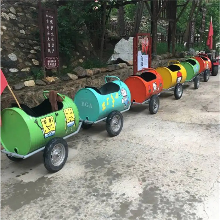 油桶小火車 可搭配大公牛和拖拉機