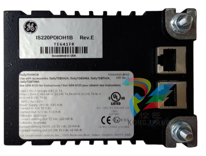 GE Mark VIe系列 IS420YAICS1B模擬量 I/O 模塊