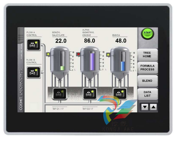 Uniop eTOP507 7 英寸 TFT 彩色顯示屏 LED 背光