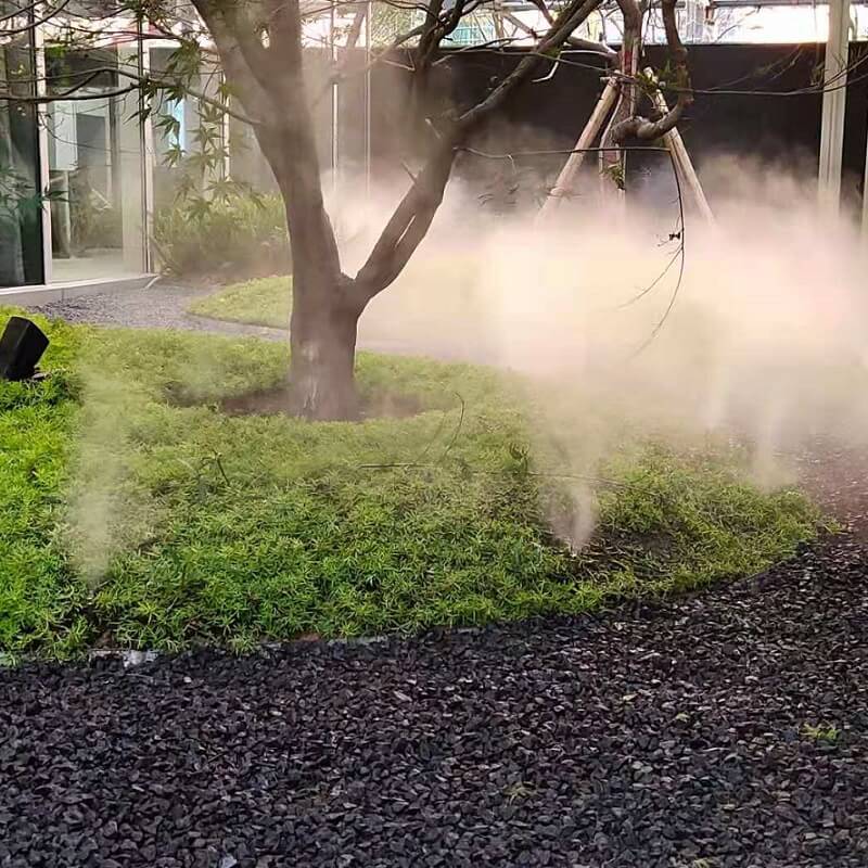 高壓噴霧系統 人造霧系統 廠房降溫加濕系統設計施工