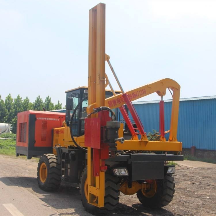 公路護欄 公路打樁機  車載式護欄