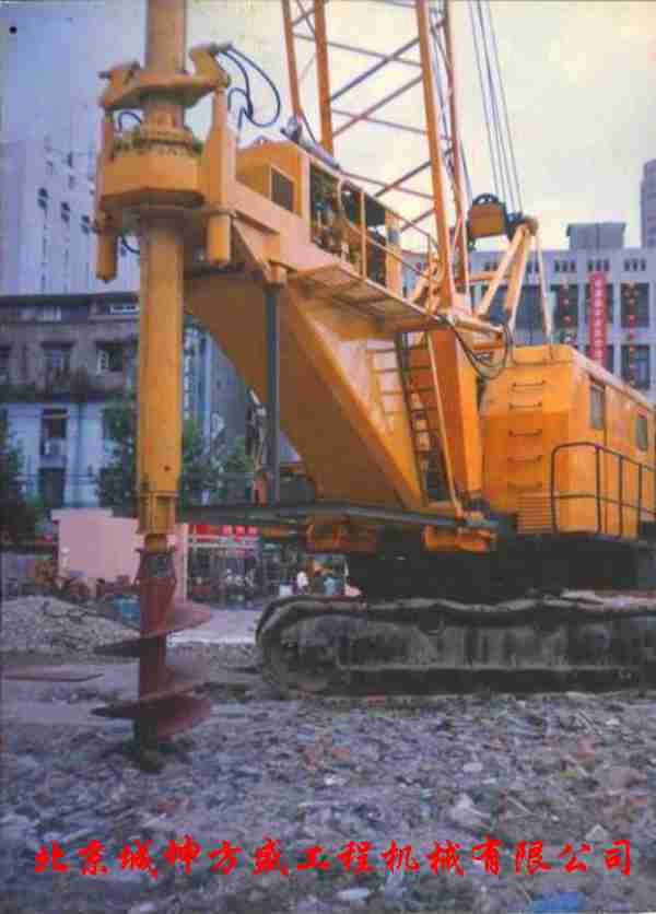 出售庫存北京城建工程機械廠KD1500附著式旋挖鉆孔機