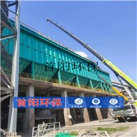 機尾電除改袋除塵器占地面積使用介質安裝圖