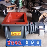 粉煤廠給料機星型卸灰閥外形結(jié)構(gòu)圖紙
