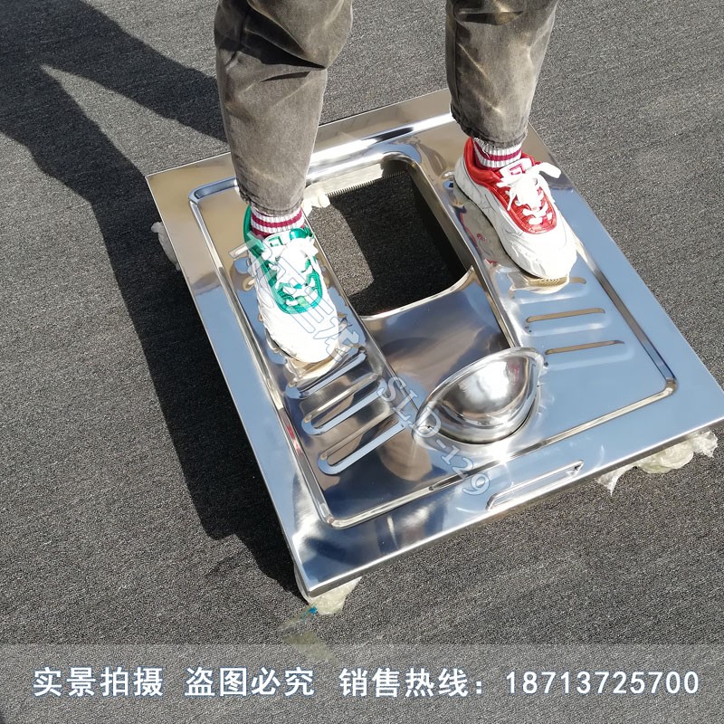 泊頭三龍SLD-129不銹鋼蹲便器 不銹鋼旱廁蹲便器 環保不銹鋼蹲便