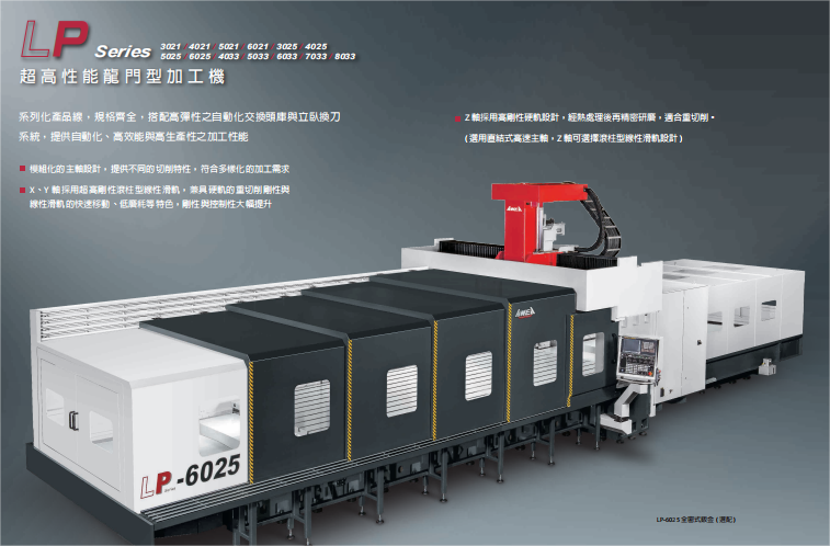河南鄭州亞威龍門加工中心LP3021進(jìn)口核心部件