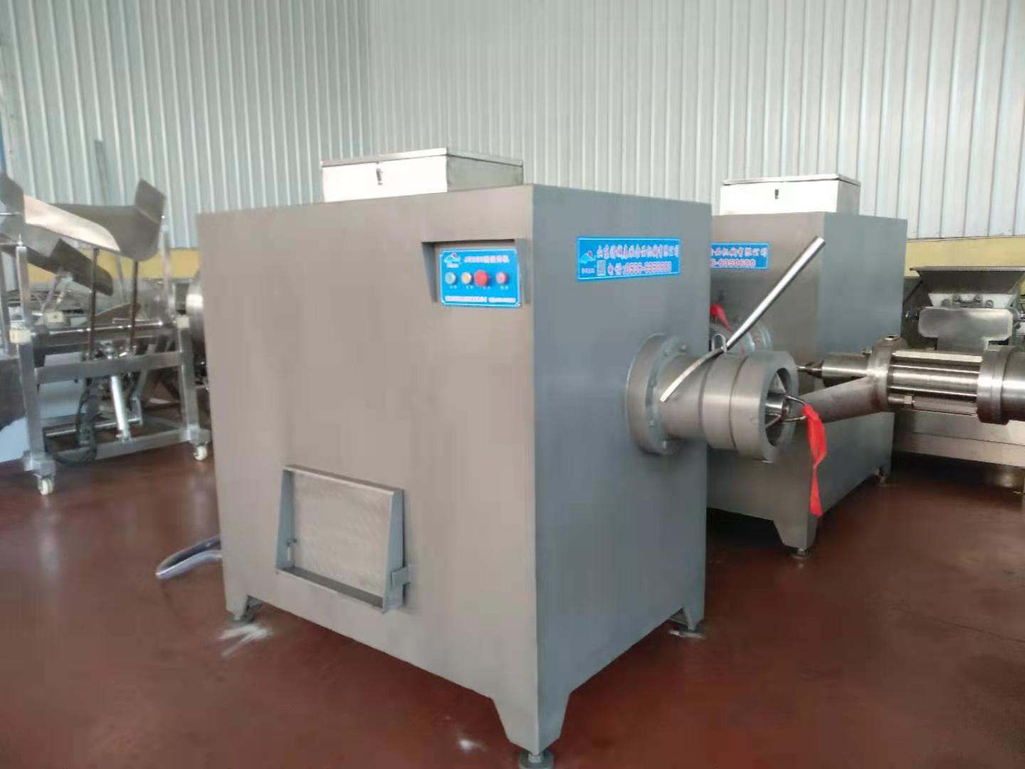 大型破冰機，凍肉破冰粉碎絞肉機，春秋250絞肉機