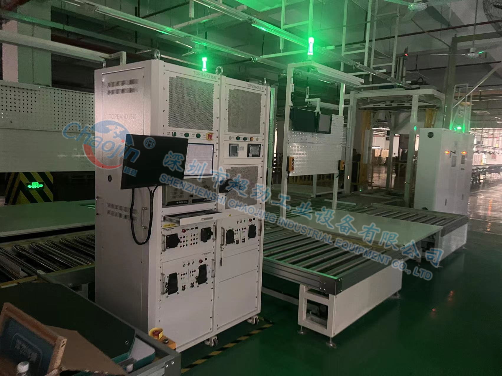 充電樁倍速鏈總裝線 電動汽車充電樁生產(chǎn)線 鋰電池裝配流水線