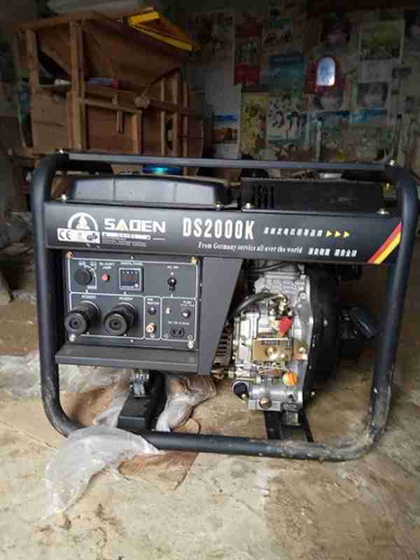 上海薩登3kw柴油發電機組DS3000K
