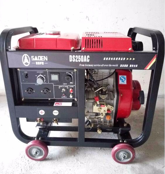 上海薩登250A柴油發(fā)電電焊機DS250AC價格