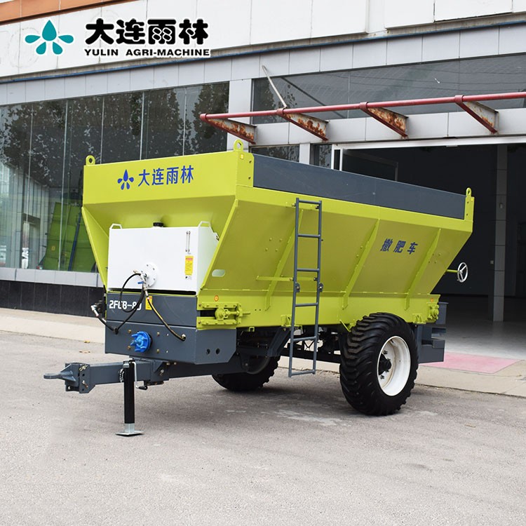 大連雨林8方雙圓盤有機肥撒肥機 有機肥撒糞機 揚糞車