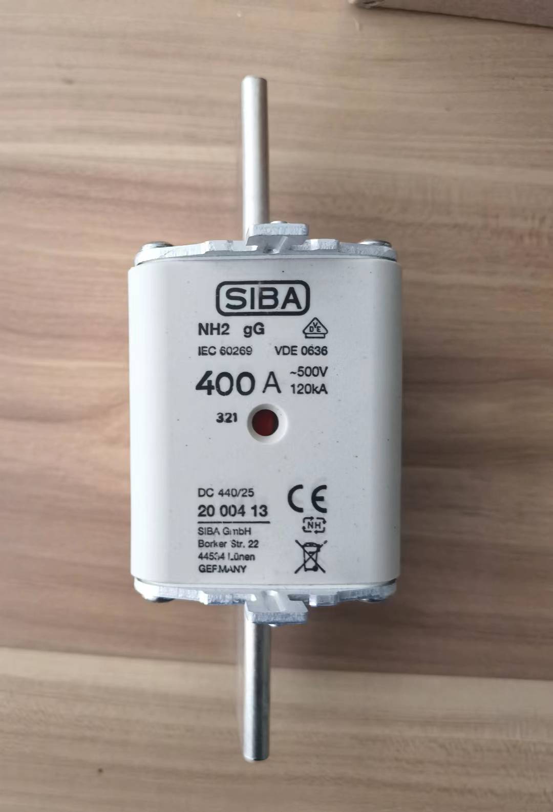 2000413.400德國進口SIBA熔斷器