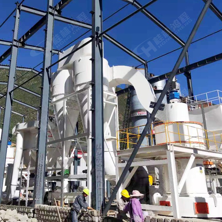 銥粉礦渣磨粉生產線大型雷蒙磨機