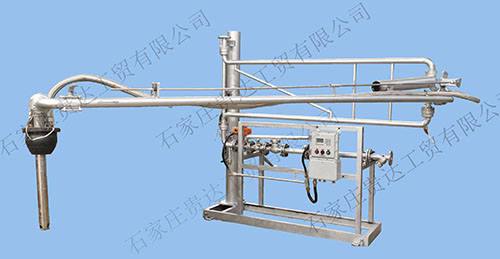 氨水噸桶鶴管定制帶流量計(jì)算儀流量計(jì)電動(dòng)執(zhí)行器