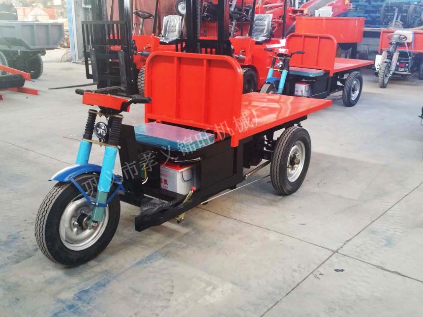 48v運輸平板三輪車電動載重量大