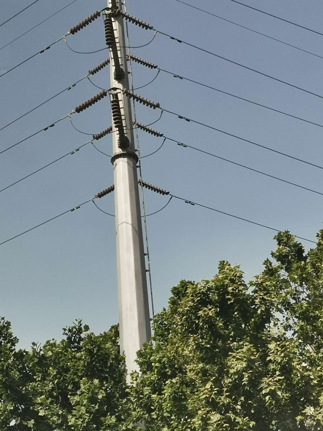 河北10kv電力鋼桿 電力鋼管桿 地腳螺栓 電力鋼管塔 鋼制電桿