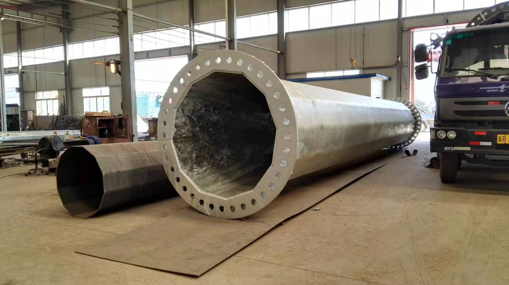 河北10kv電力鋼桿 地腳螺栓 電力鋼管桿 電力鋼管塔