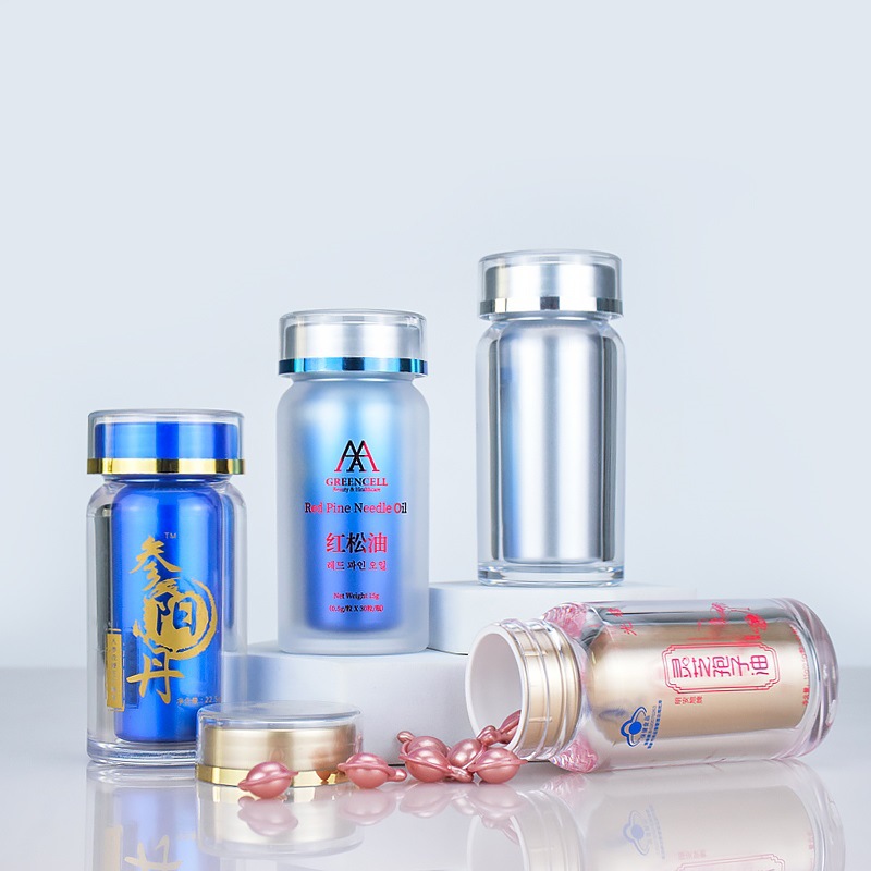 亞克力藥瓶   膠囊保健品包裝瓶  明潔