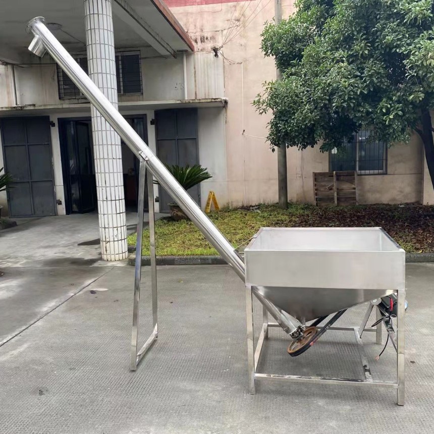 華誠機械304不銹鋼螺旋上料機垂直顆粒提升機非標定制