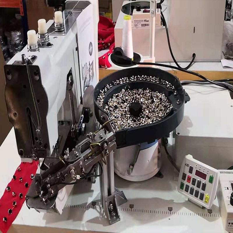 快工牌 4-2 立扣自動釘扣機 蘑菇扣 打扣機 電動縫紉機廠家直銷
