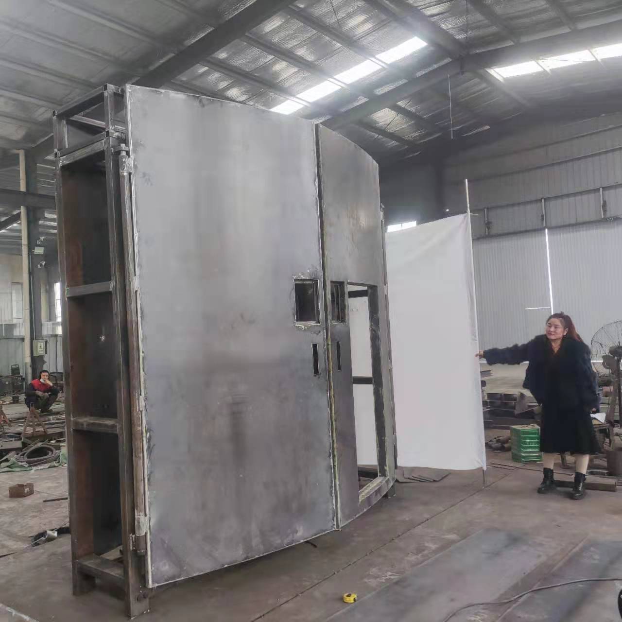 皮帶巷防逆流風門 全自動控制裝置 礦用減壓風門