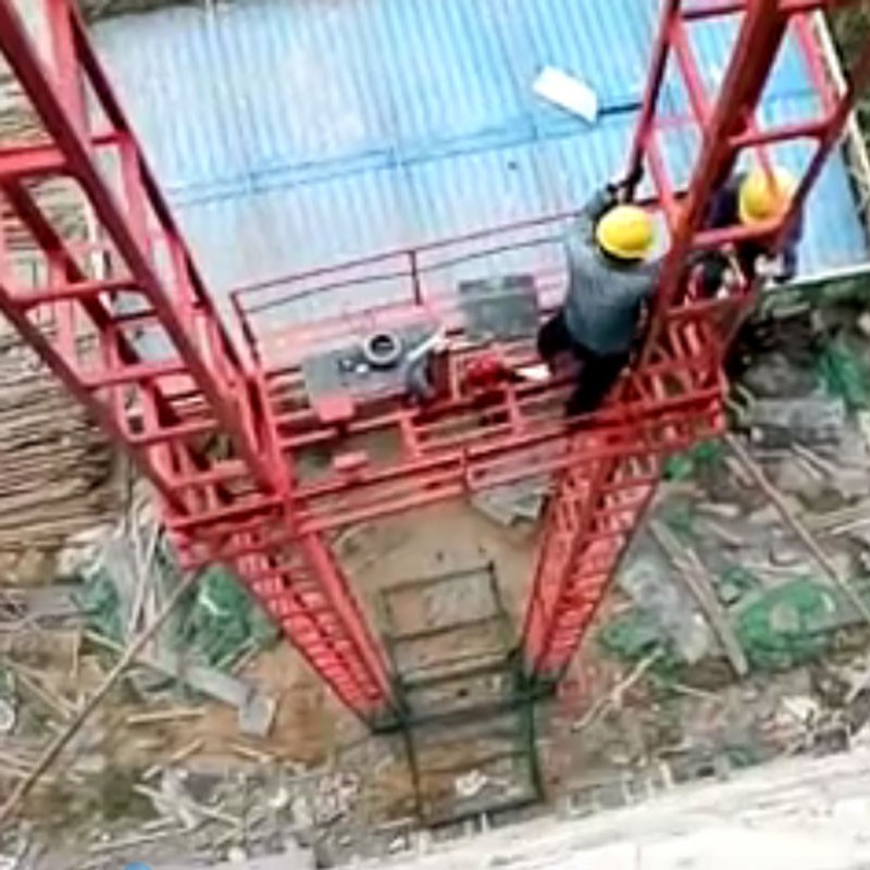 建筑提料高度21米升降機 全自動上料升降龍門架