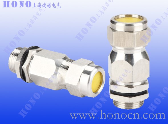 防爆電纜接頭 鎧裝電纜接頭 雙密封鎧裝電纜接頭 帶接地環(huán)雙密封鎧裝電纜接頭