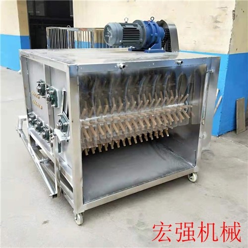 老鴨脫毛機七軸打毛機