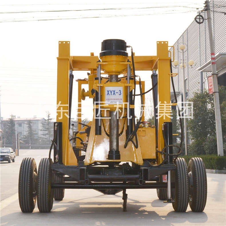 XYX-130輪式液壓水井鉆機 130米輪式水井鉆機配置齊全