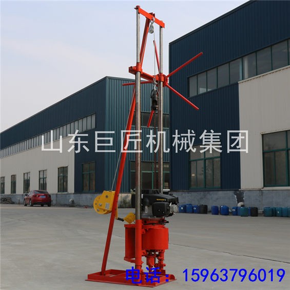 福建卷揚機款汽油機輕便取樣鉆機華夏巨匠小型輕便巖心鉆機不二之選