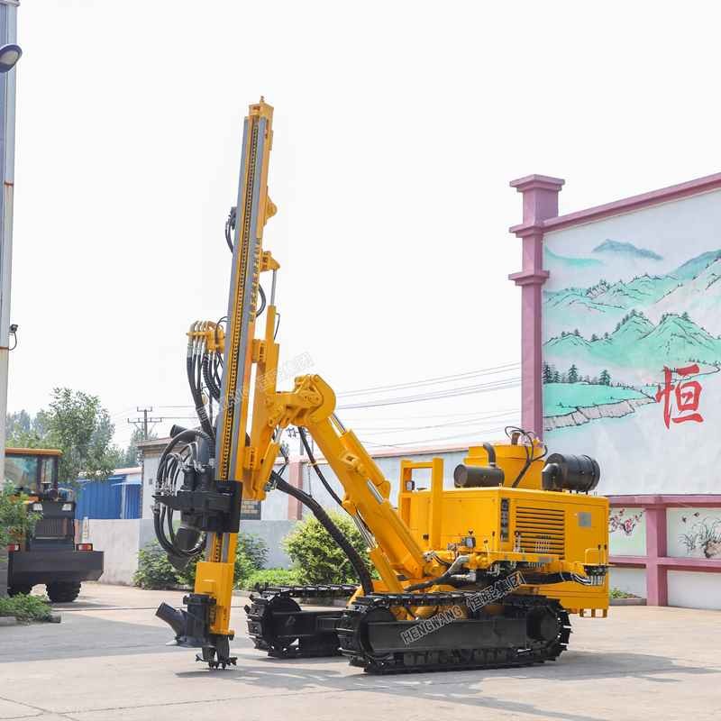 分體式潛孔鉆機 雙擺線馬達露天礦場履帶鉆機