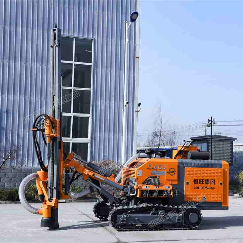 空壓一體式潛孔鉆機 雙擺線馬達露天礦場履帶鉆機