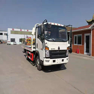 重汽豪沃一拖二藍牌清障車 交通清障車