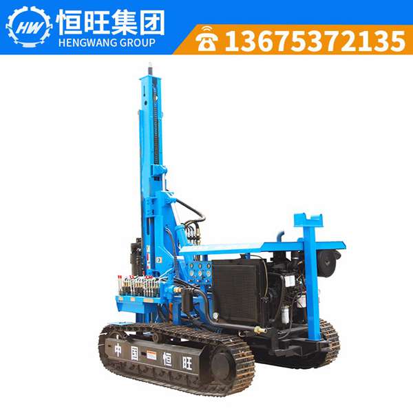 廠家直銷 型號HG-300L履帶式光伏打樁機