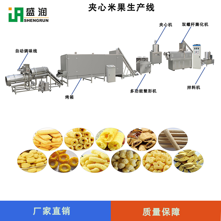 盛潤(rùn)機(jī)械TS-米果雙螺桿膨化機(jī)