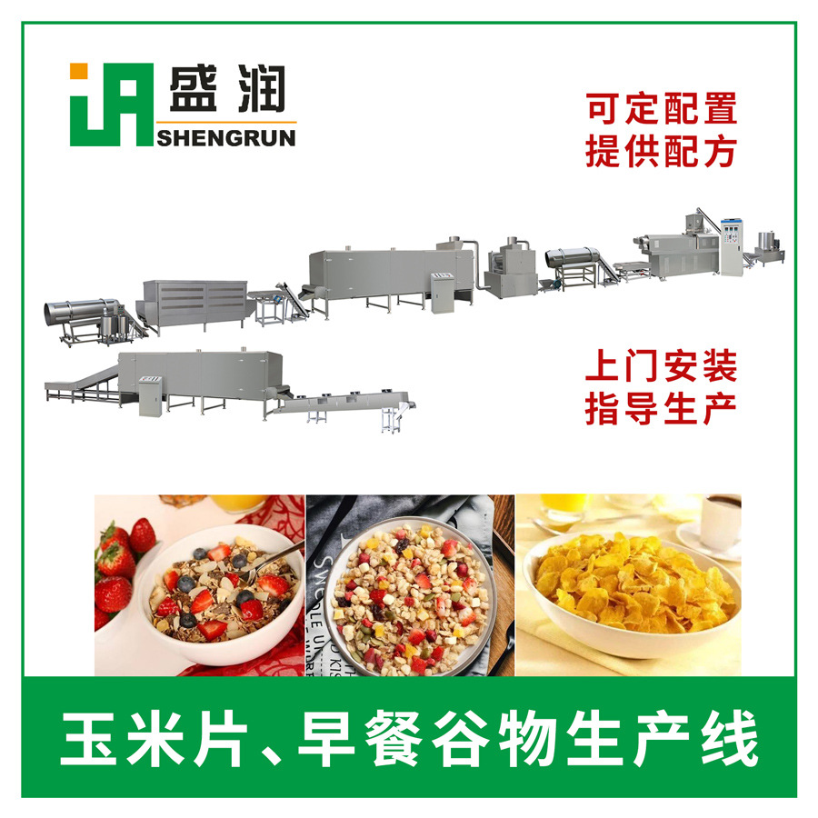 盛潤(rùn)機(jī)械-TSE-玉米片膨化生產(chǎn)線
