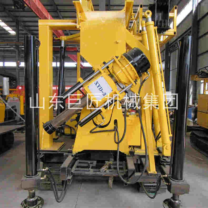 履帶式液壓鉆機巨匠選貨XYD-3裝車方便大型地質勘探鉆機