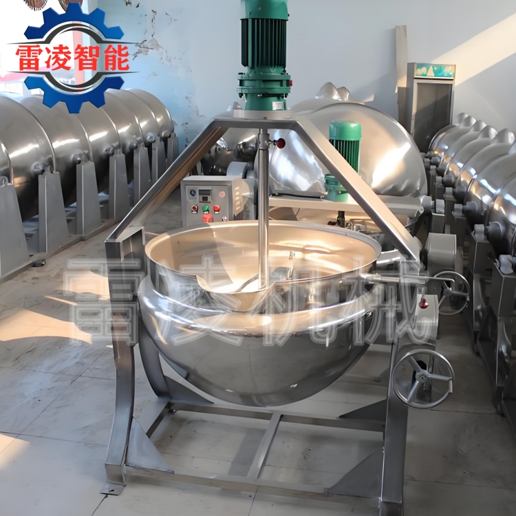 鹵味鹵煮夾層鍋 自動攪拌夾層鍋 八寶粥熬煮設(shè)備
