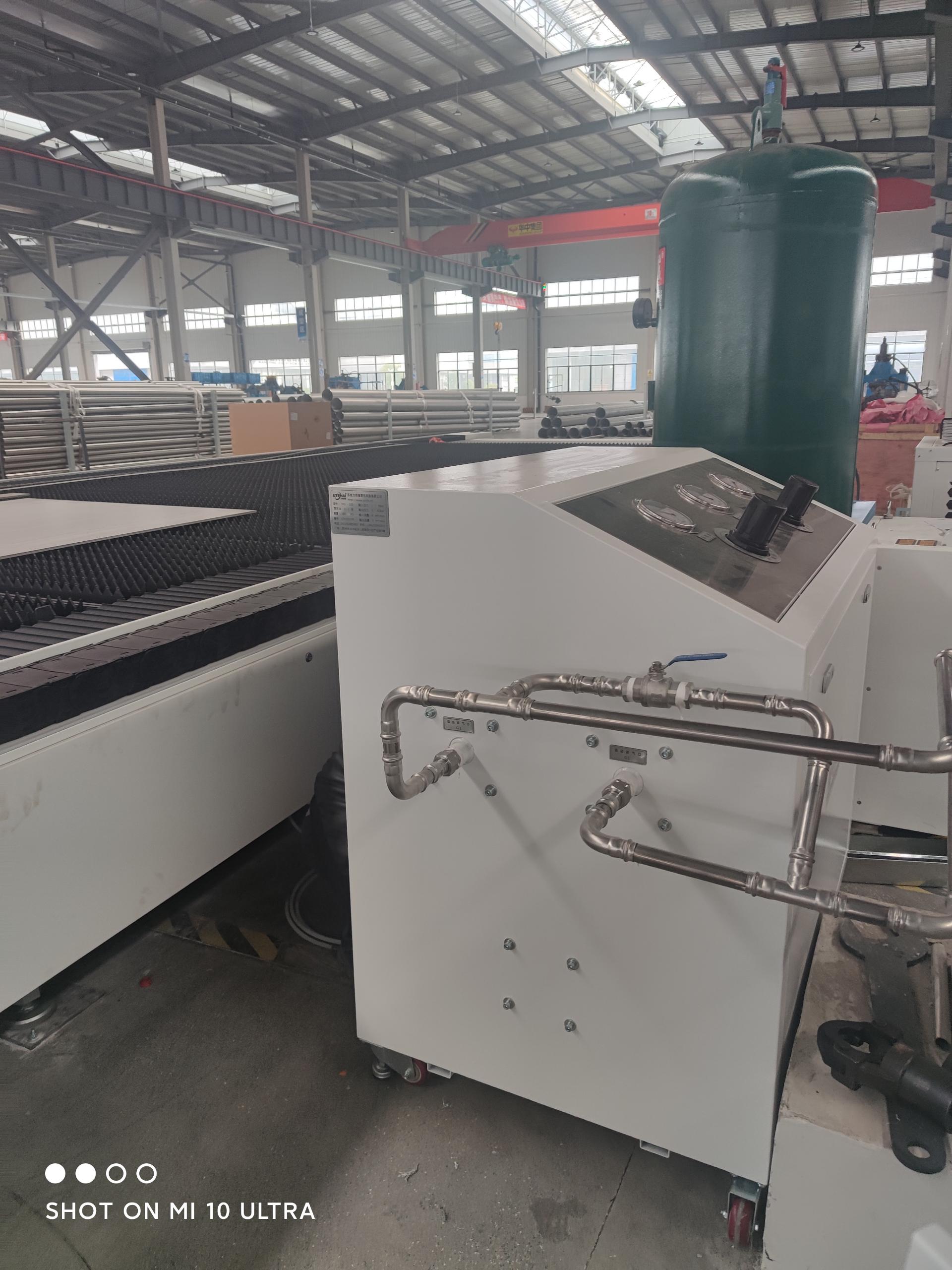 TPU-530氮氣增壓機激光切割視頻