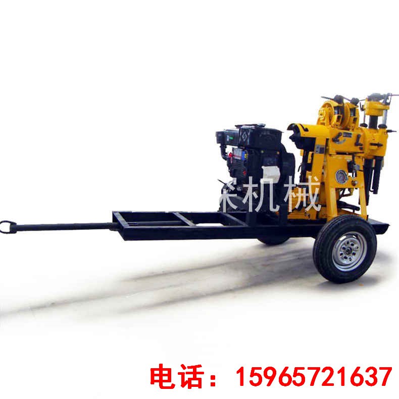 XYX-130輪式水井鉆機 帶輪子的民用打井機