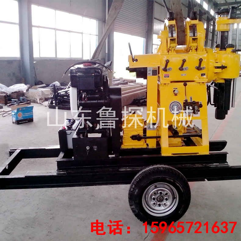 XYX-200輪式液壓巖芯鉆機移動方便