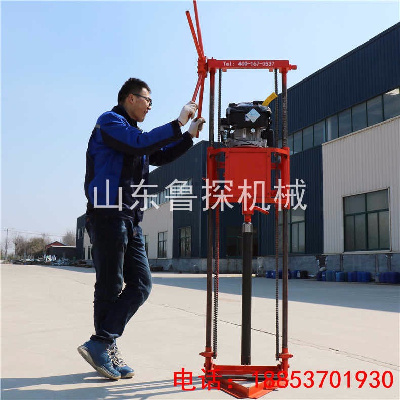 小型工程鉆探機QZ-2B便攜式巖芯取樣鉆機 野外地質勘探鉆機