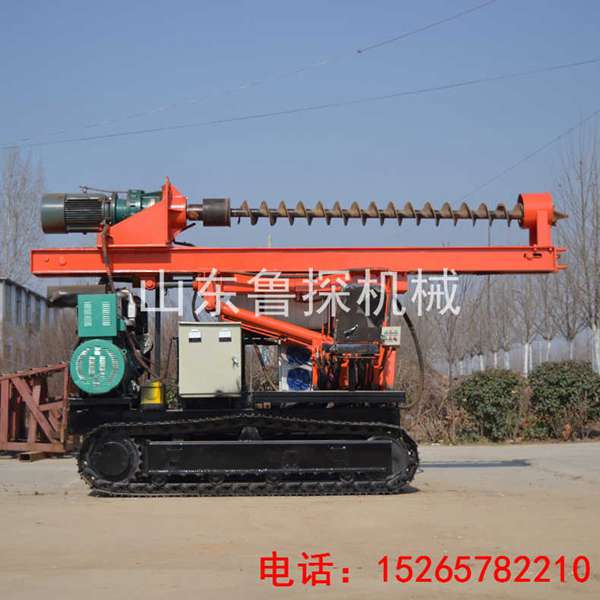熱銷魯探多功能螺旋打樁機 光伏地樁打樁機高效型螺旋鉆機