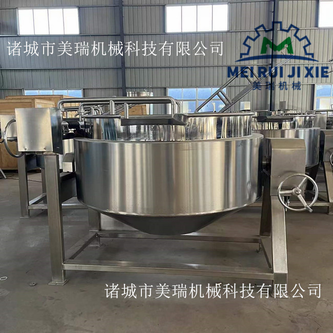 天然氣加熱夾層鍋 肉類鹵煮設備 導熱油夾層鍋