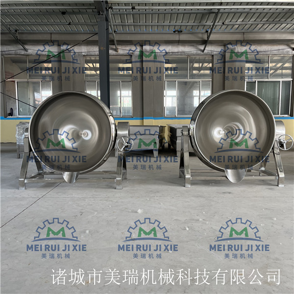 可傾斜電加熱夾層鍋 火鍋底料炒鍋 廠家直銷500L夾層鍋