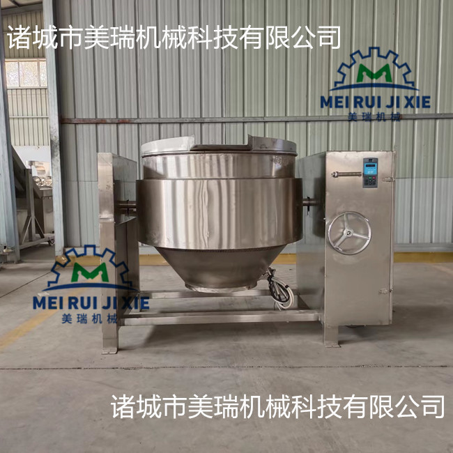燃氣加熱夾層鍋，不銹鋼攪拌夾層鍋，500L電加熱夾層鍋