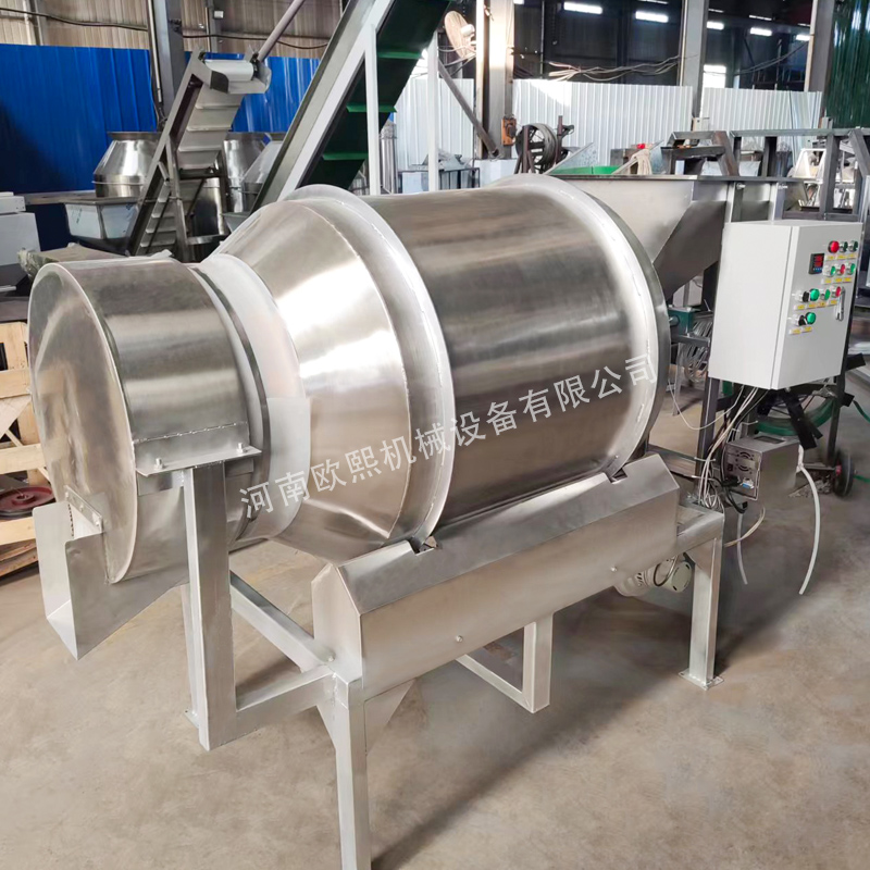 茶葉加香機(jī) 不銹鋼滾筒攪拌機(jī) 加熱噴液攪拌機(jī)一體