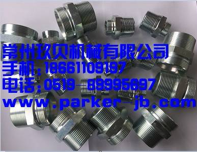 PARKER派克端直通卡套接頭-美制錐螺紋GE-NPT