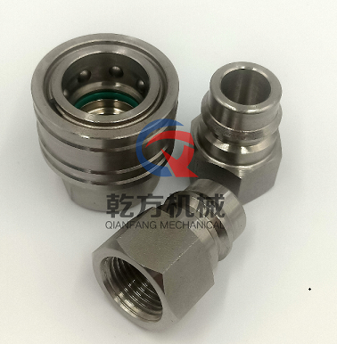 304直通式大流量快速液壓接頭/雙自封閉插入式KZF快速接頭
